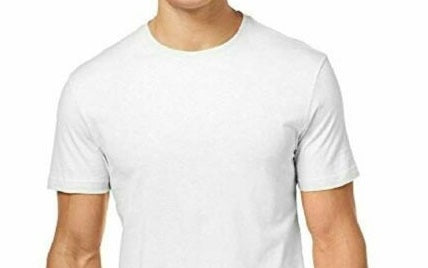 Club Room Men's Performance Crew Neck Cotton T-Shirt White Size Small