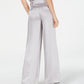 INC International Concepts Women's Wide Leg Pants Silver   Size 4