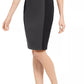 Calvin Klein Women's Petite Colorblocked Sheath Dress Grey Size 12 Petite