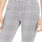 Indigo Rein Juniors' Houndstooth Ankle Jeans Black Size 11