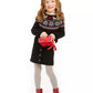 Charter Club Little Girls Fair Isle Family Sweater Black Size 6X