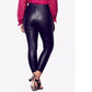 City Chic Women's Plus Size Faux-Leather Leggings Black Size 20W