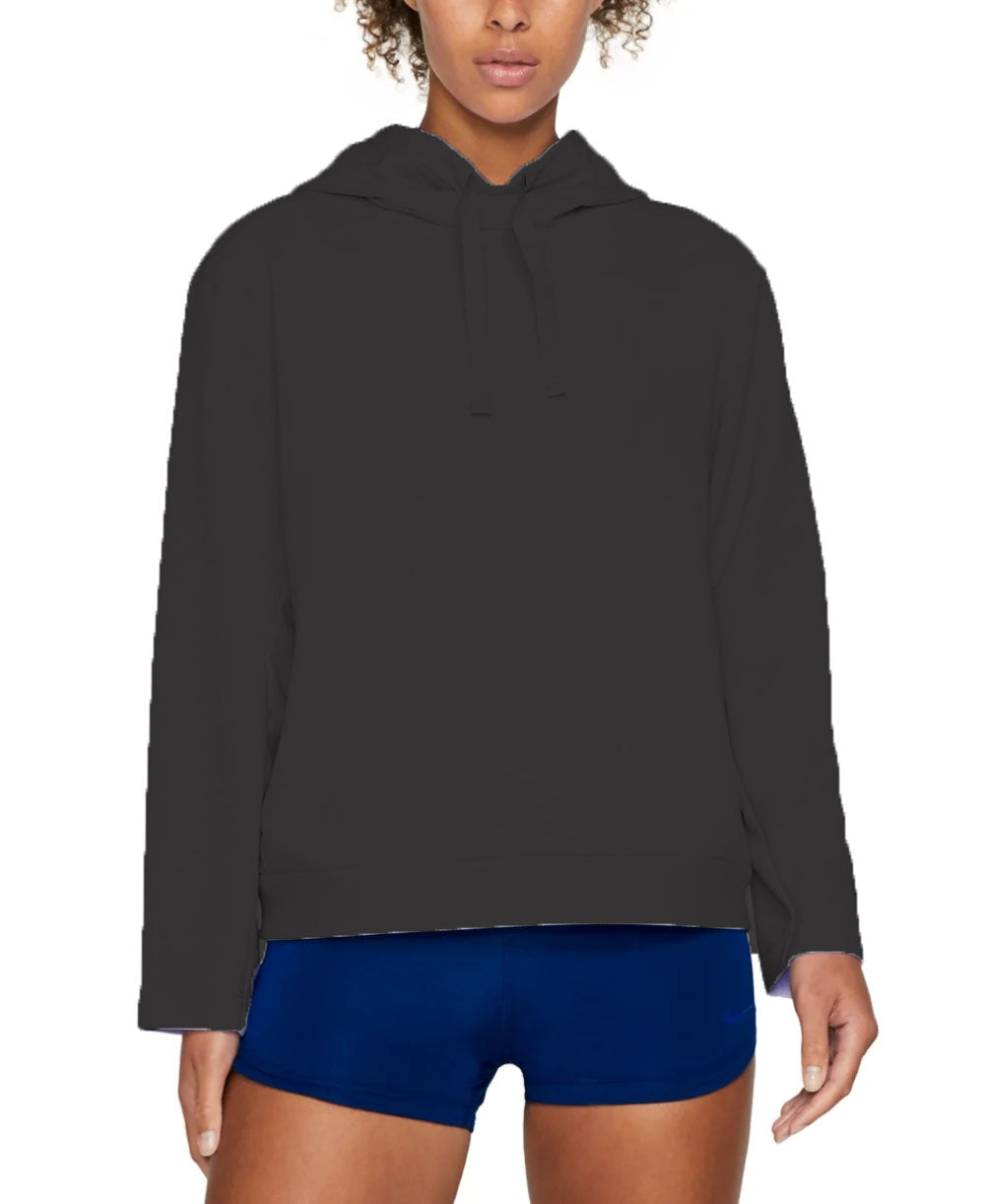 Nike Women's Dri Fit Fleece Training Hoodie Black  Size Large