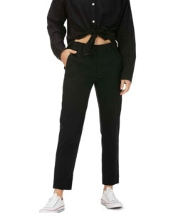 Hurley Junior's Cotton Tie Front Shirt Black Size X-Small