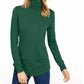 Maison Jules Women's Turtleneck Top Green Size Large