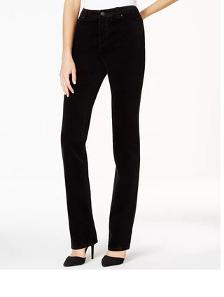 Charter Club Women's Short Sleeve Crew Neck T Shirt Black Size 8