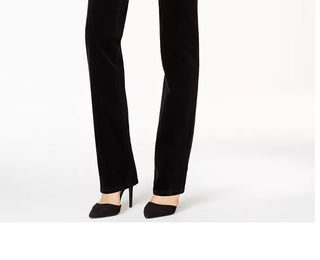 Charter Club Women's Short Sleeve Crew Neck T Shirt Black Size 8