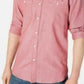 American Rag Men's Micro Herringbone Shirt Pink Size Large
