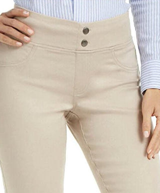 Hue Women's Original Smoothing Denim Leggings Beige Size X-Small