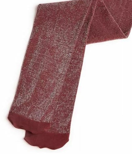 Inc International Concepts Women's Lurex Shine Tights Red Size Small