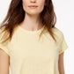 Style & Co Women's Golf Shirt 5 Iron Performance Polo Yellow Size Large