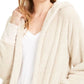Hippie Rose Juniors' Cozy Cardigan White Size X-Large
