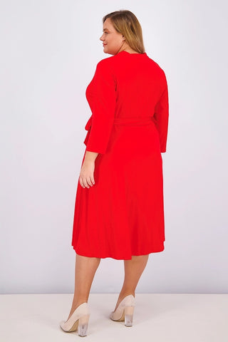 Charter Club Women's Belted Dress RedSize Square 18