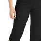 JM Collection Women's Embellished Cuff Capri Pants Black Size Large
