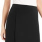 JM Collection Women's Solid Tulip Hem Skirt Black Size Small