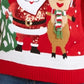 Karen Scott Women's Friendly Santa Sweater Red Size Large