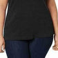 Karen Scott Women's Scoop-Neck Cotton Tank Top Bone  Size X-Large