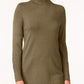 JM Collection Women's Petite Turtleneck Sweater Brown Size Petite Medium