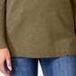 JM Collection Women's Petite Turtleneck Sweater Brown Size Petite Medium
