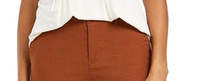 Style & Co Women's Bermuda Shorts Brown Size 6