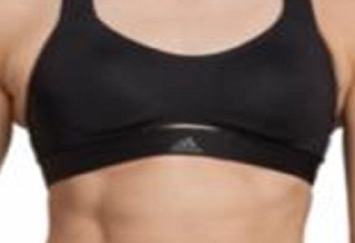adidas Women's Stronger for It Soft Sports Bra Black Size 34 C