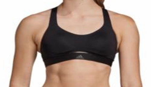adidas Women's Stronger for It Soft Sports Bra Black Size 34 C