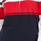 Tommy Hilfiger Women's Long-Sleeve Polo Shirt Red/Blue Size X-Small
