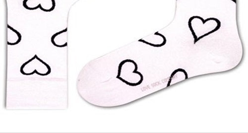 Love Sock Company Women's Super Soft Organic Cotton Seamless Toe Trouser Socks White Size Regular