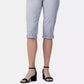 Lee Platinum Women's Patch Pocket Capri Pants Gray Size 10 Petite