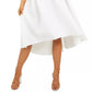 Quiz Women's Dip Hem Skirt White Size 6