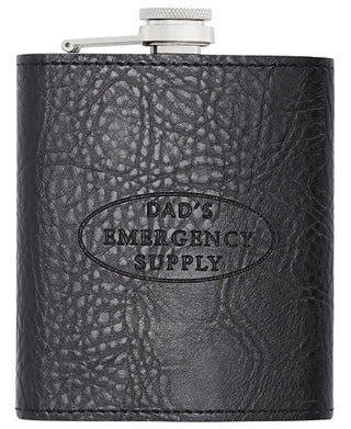 Perry Ellis Men's Emergency Supply Pocket Stainless Steel Flask Black Size Regular
