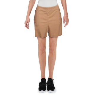 INC International Concepts Women's Bengaline Shorts Brown Size 14
