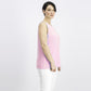 Charter Club Women's Textured Cotton Tank Top Pink Size Large