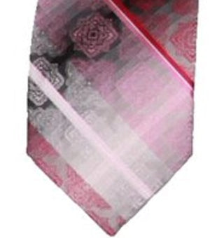 Van Heusen Men's Silk Medallion Neck Tie Pink Size Regular