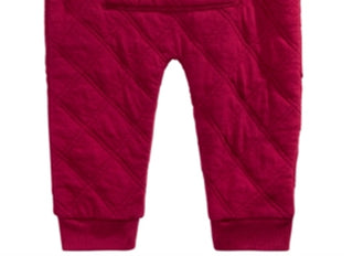 First Impressions Baby Boy's Quilted Jogger Pants Wine Size 18 Months