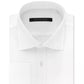 Sean John Men's Classic/Regular Fit White Solid French Cuff Cotton Dress Shirt White Size 17-36/37