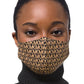 Michael Kors Men's Logo Print Unisex Face Mask Black Size Small