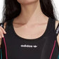Adidas Originals Women's Layered-Look Racerback Cropped Top Black Size Medium