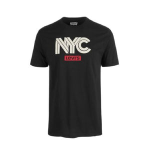 Levi's Men's Nyc Graphic T-shirt Black Size L