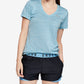 Under Armour Women's Tech Twist Vneck Blue Size Large