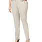 Alfani Women's Slim Fit Pants Beige Size -XL