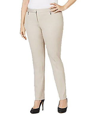 Alfani Women's Slim Fit Pants Beige Size -XL