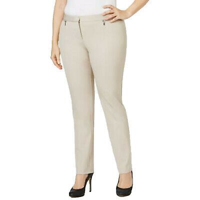 Alfani Women's Slim Fit Pants Beige Size -XL