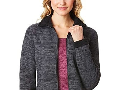 32 Degrees Women's Fleece Sweater Grey Size Small