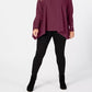 Alfani Women's Plus Turtleneck Poncho Sweater Red Size 0X