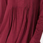 Style & Co Women's Pintuck Top Red Size PP