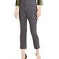INC International Concepts Women's Heathered Offic Cropped Pants Grey Size 0