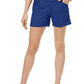 Karen Scott Women's Bermuda Shorts Dark Blue Size 16