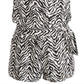 Epic Threads Big Girl's Zebra Print Wrap Romper White Size XL