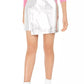 Bar III Women's Mini Pencil Party Skirt Silver Size Small